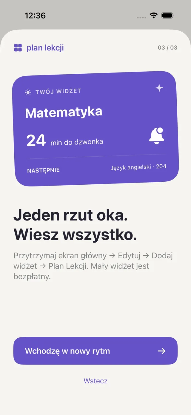 Dodawanie widżetu Lekto na iPhonie